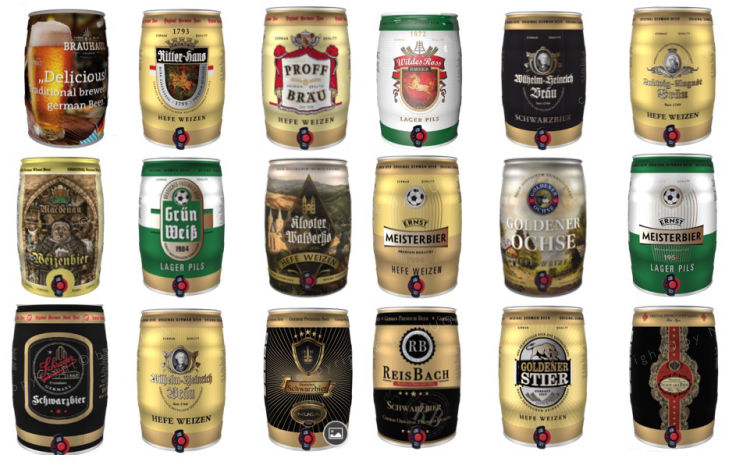 5 l Dose deutsches Bier KEG  privat label